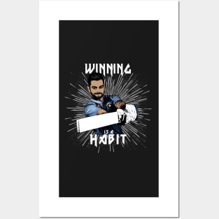 Virat Kohli : Winning is a Habit Posters and Art